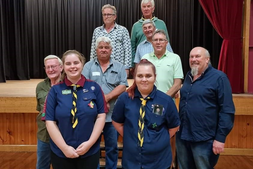 History: A number of those who have achieved the Queens Scout award attended the 100 years celebration in Cobden over the weekend.