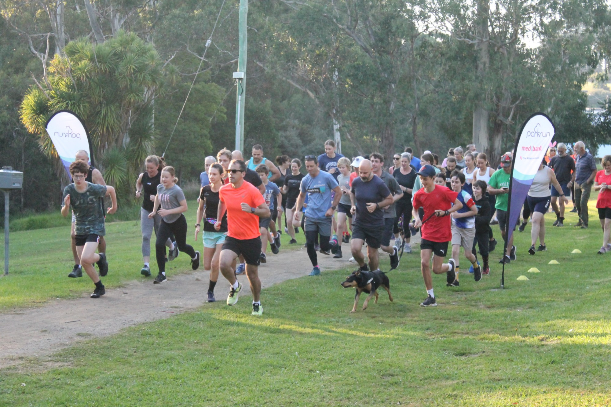 Happy birthday: Runners and walkers alike are invited to turn out to Timboon parkrun’s fifth birthday on Saturday.