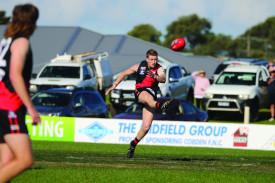 On-baller Grady Rooke was named in the best for the Bombers for the third time in as many weeks. 