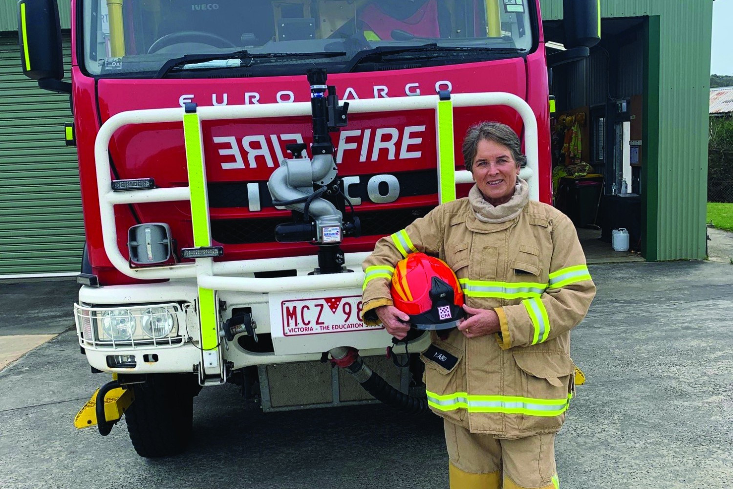 Congratulations: Port Campbell’s Katy Millard had her commitment to CFA acknowledged during the recent Volunteer Week.