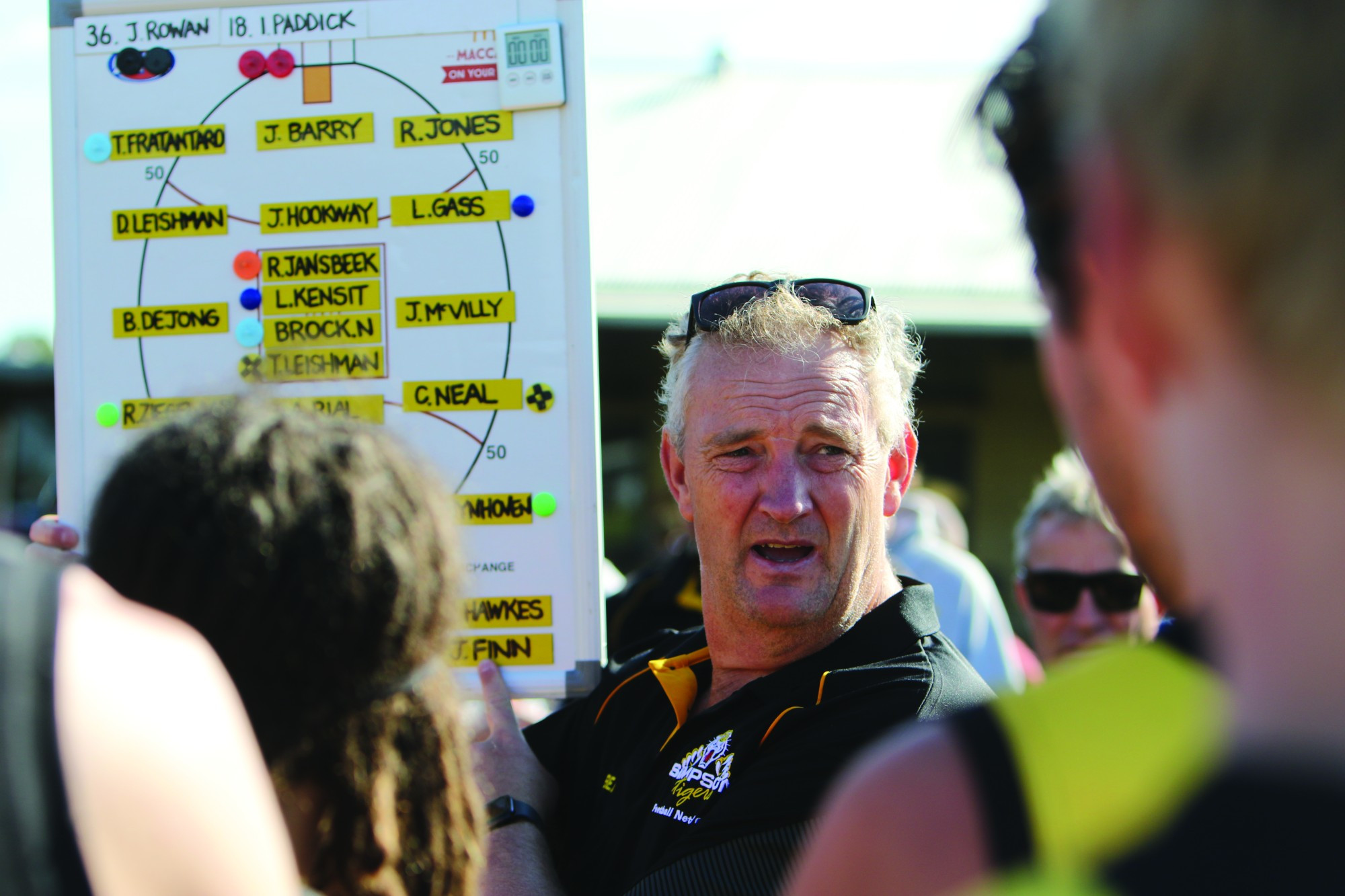 Plenty of positives: Simpson coach Daniel Beard said his side is right up amongst it despite the loss to Irrewarra-Beeac on the weekend.