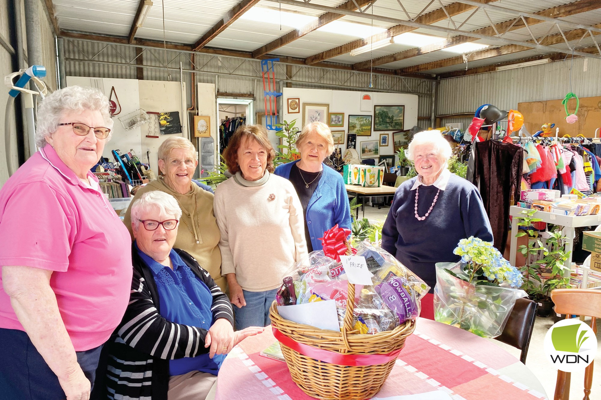 Congratulations: TOPS volunteers had a successful plant sale at the weekend, with people flocking to the shop from across the district.