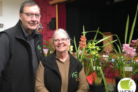 John and Caroline Lucas attended the recent Cobden Orchid Show. 