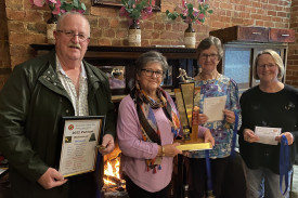 HIBBA Division 2 Premiers - Glenormiston 1: Ron Heard (s), Jenny Meade, Rita Pasque, Deb Cheslett. 