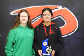 Under 13 runner-up B&F Willow Roberts & Indi Bickell