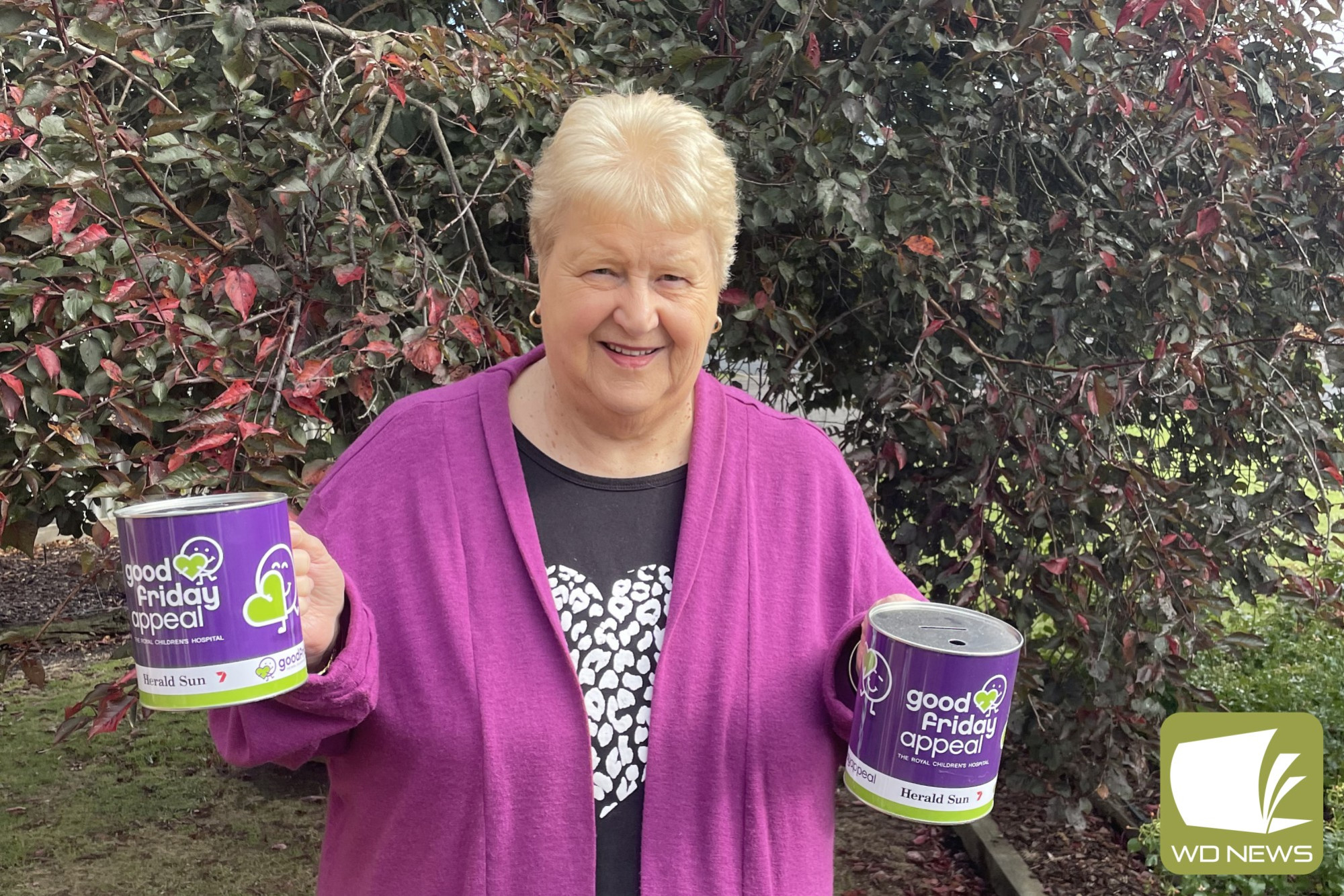 Help needed: Cobden’s Good Friday Appeal co-ordinator Fran Warden is appealing for collectors.