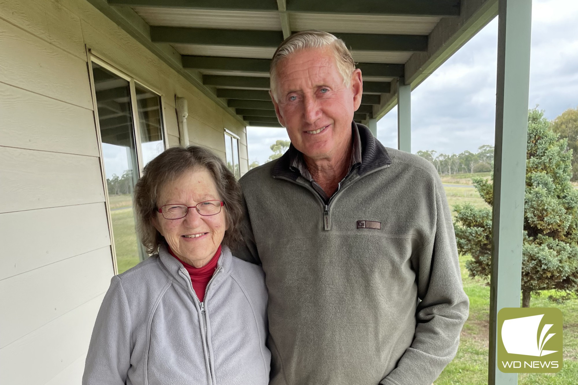 Happy anniversary: South Purrumbete’s Dorothy and Gordon Robertson celebrated their diamond wedding anniversary last week.