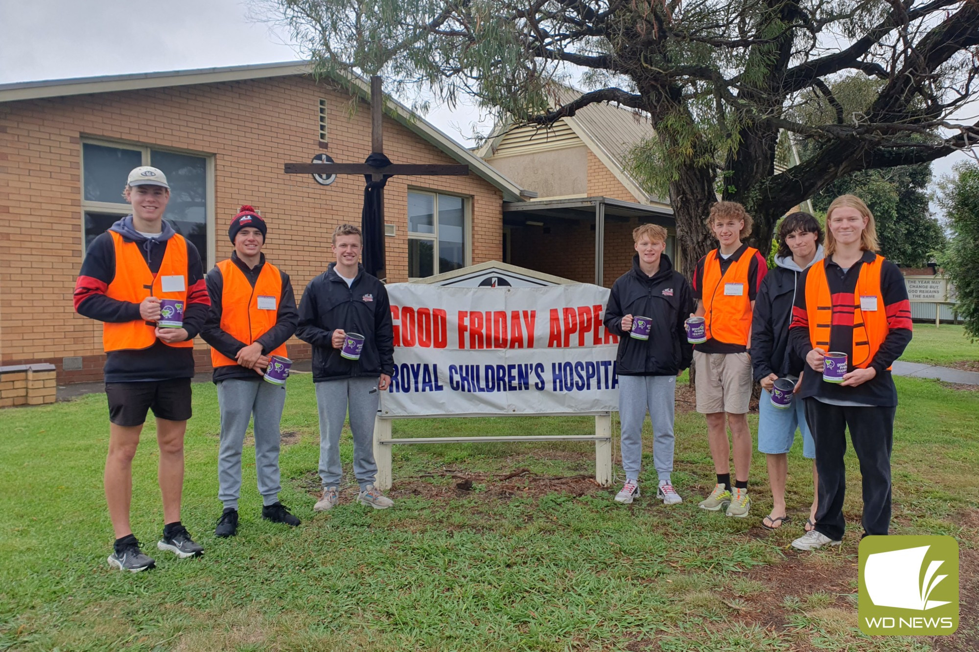 Fundraiser: Door knockers helped raise thousands for the Good Friday Appeal in Cobden on Good Friday.
