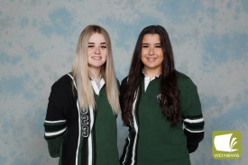Cobden Technical School captains are Madison Oborne and Fleur De Groot. 