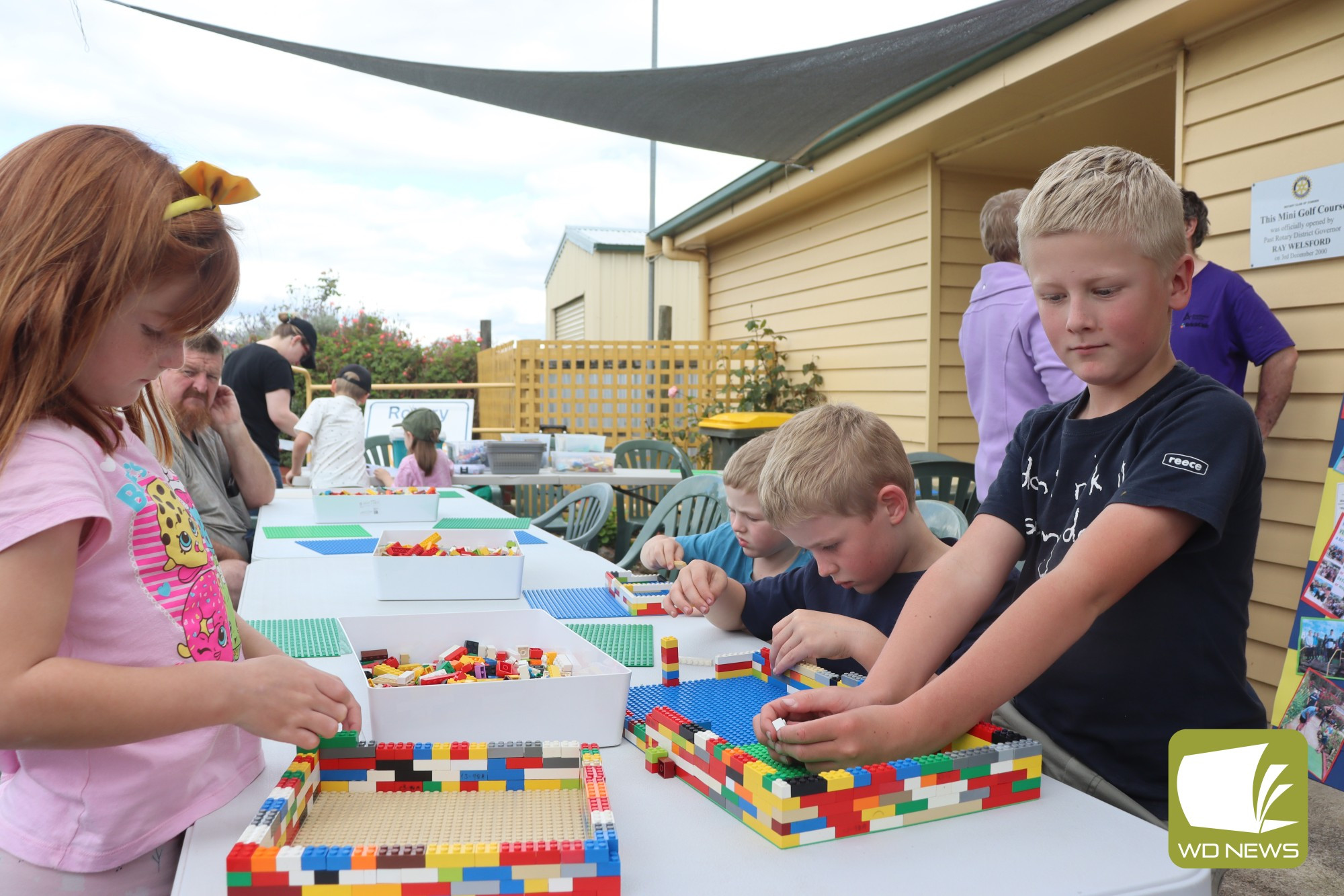 Attendees at the Cobden Rotary Club Crazy Critters and Lego day made the most of an assortment of Lego.