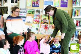 More than 30 children had the opportunity to get up close with the animals. 