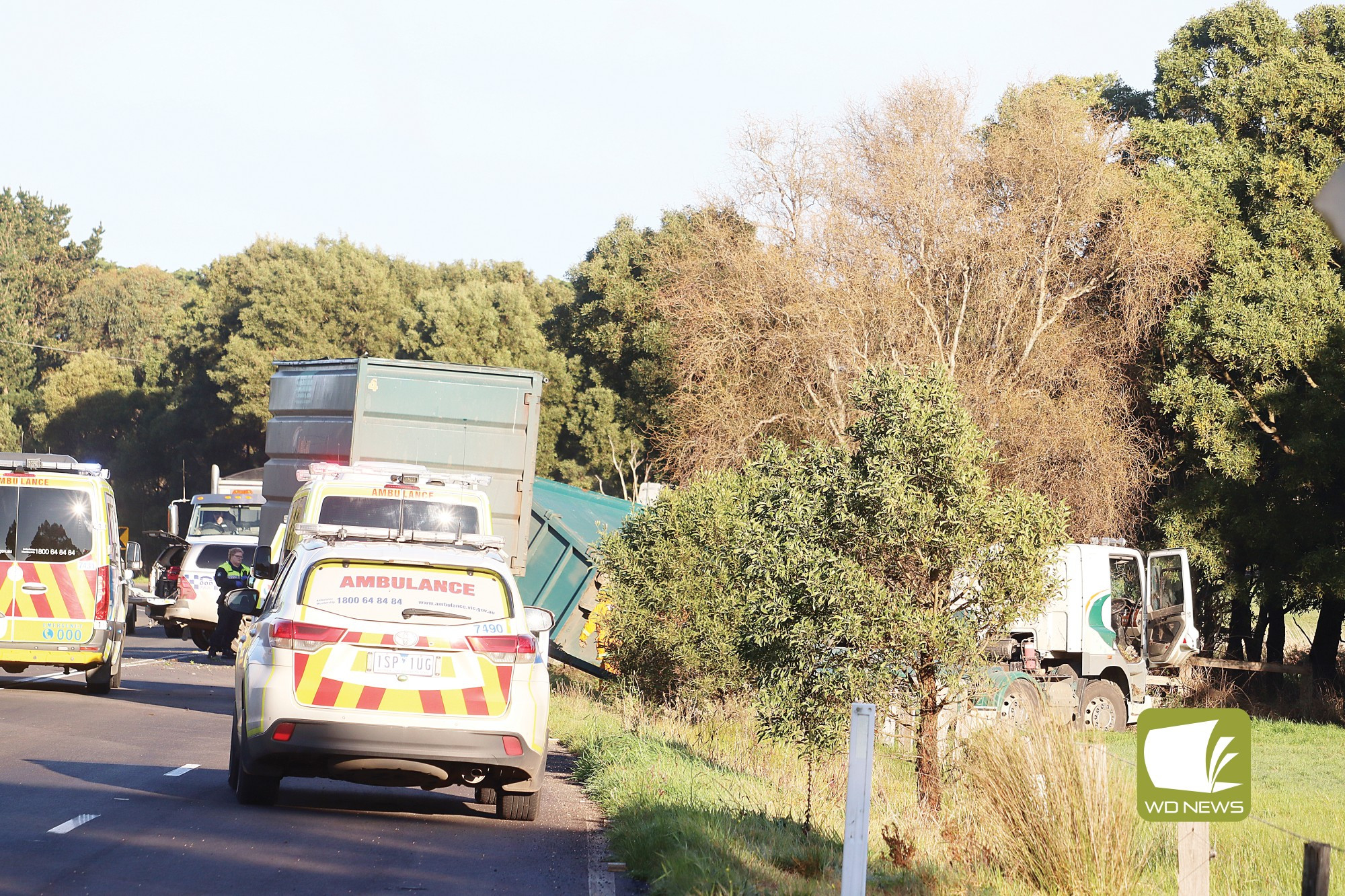 Accident: Emergency services were called to a single vehicle accident near Cobden last Thursday.