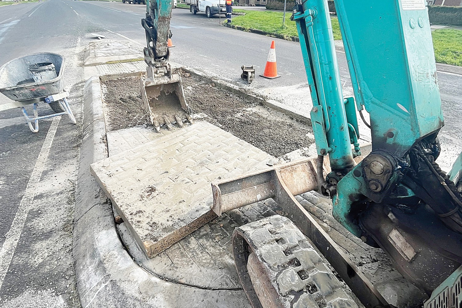 Cobden streetworks progress - feature photo