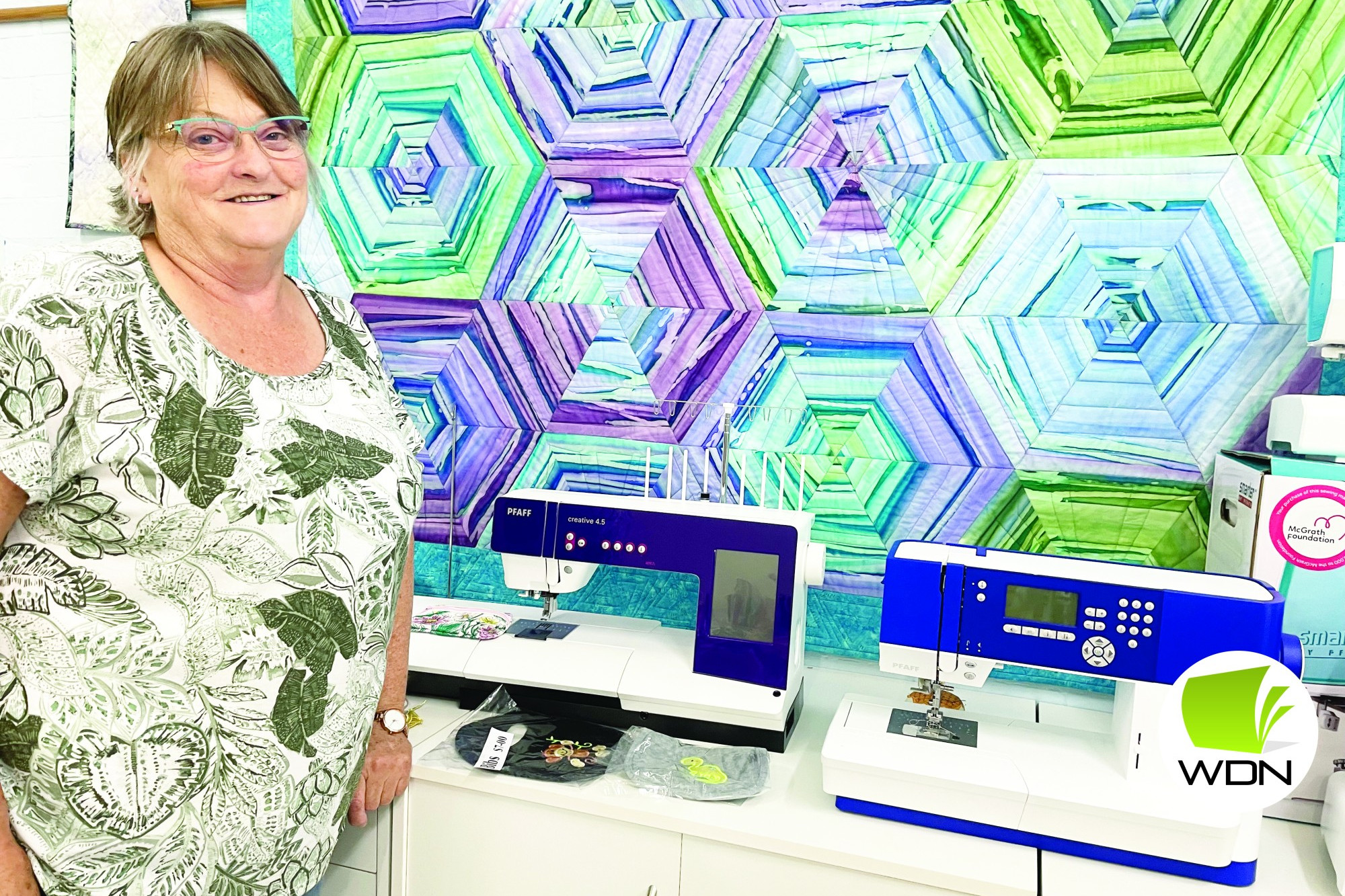 Social connections: Cobden’s Helen Smith is helping to make a difference with the support of a new sewing initiative in Cobden.