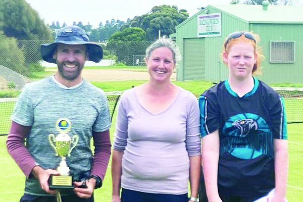 Andrew Finch memorial winners: Section one, Michael Thompson; section two, Kim Radshaw; and section three Paige Holland.