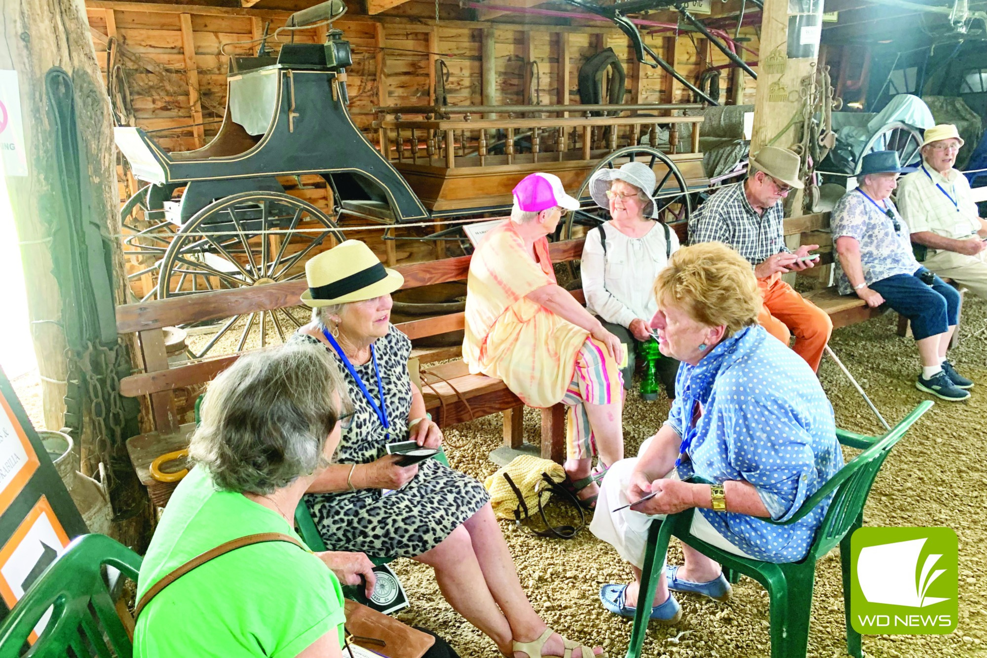 Corangamite U3A went back in time on a visit to the Cobden Pioneer Dairy Park.