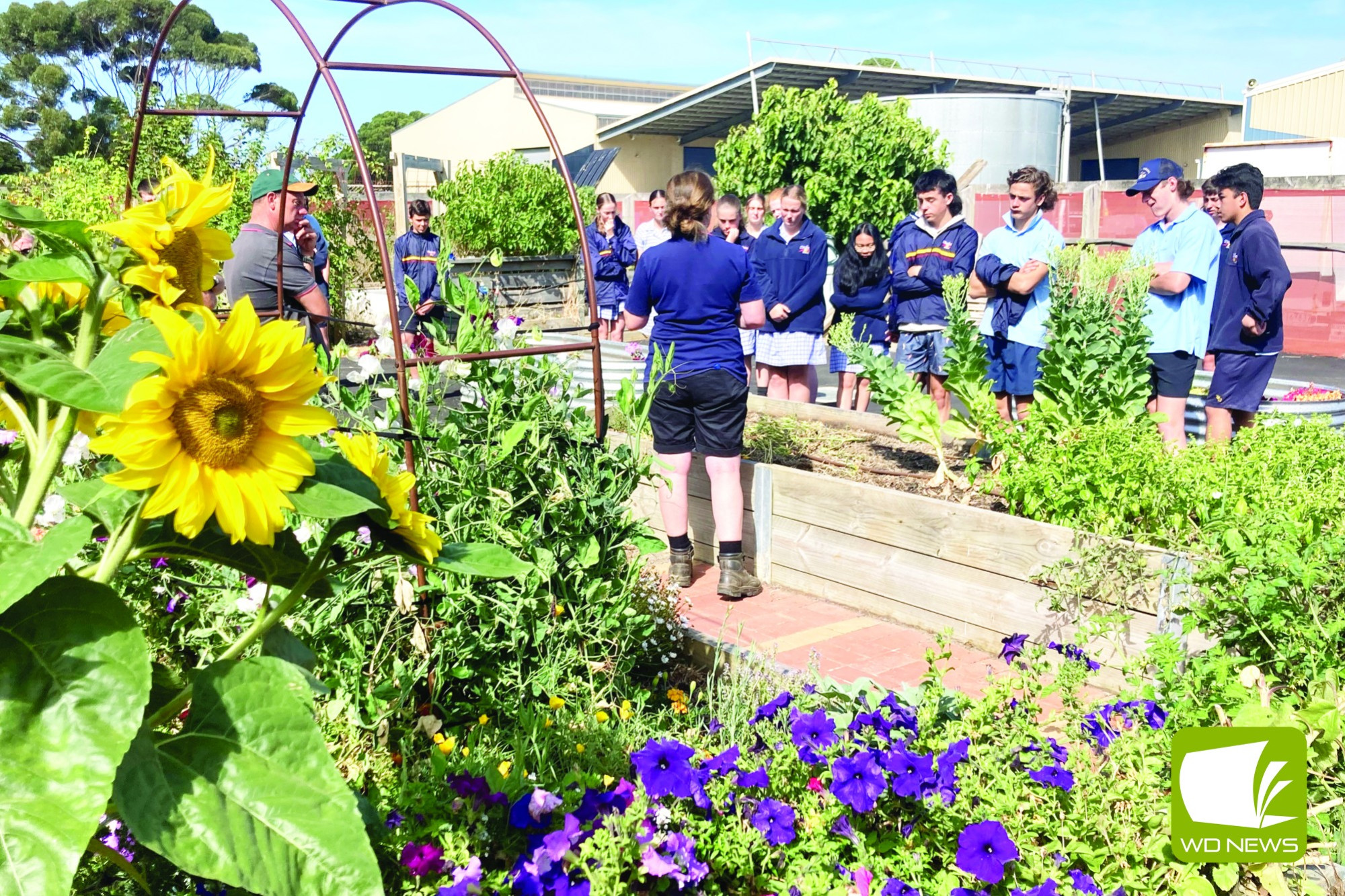 Knowledge: Timboon P-12 School students learn the ins and outs of healthy soil.