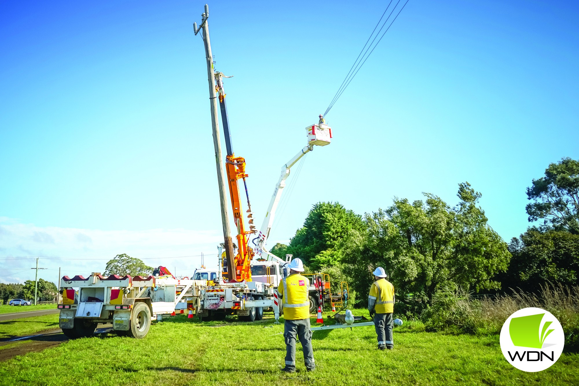 Out with the old: Powercor has replaced or reinforced a record number of poles across the network in the first year of its Bushfire Mitigation Plan.