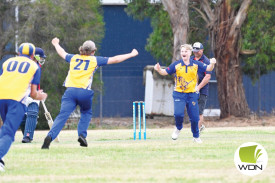 Youngster Lenny Walsh celebrates his maiden hat trick 