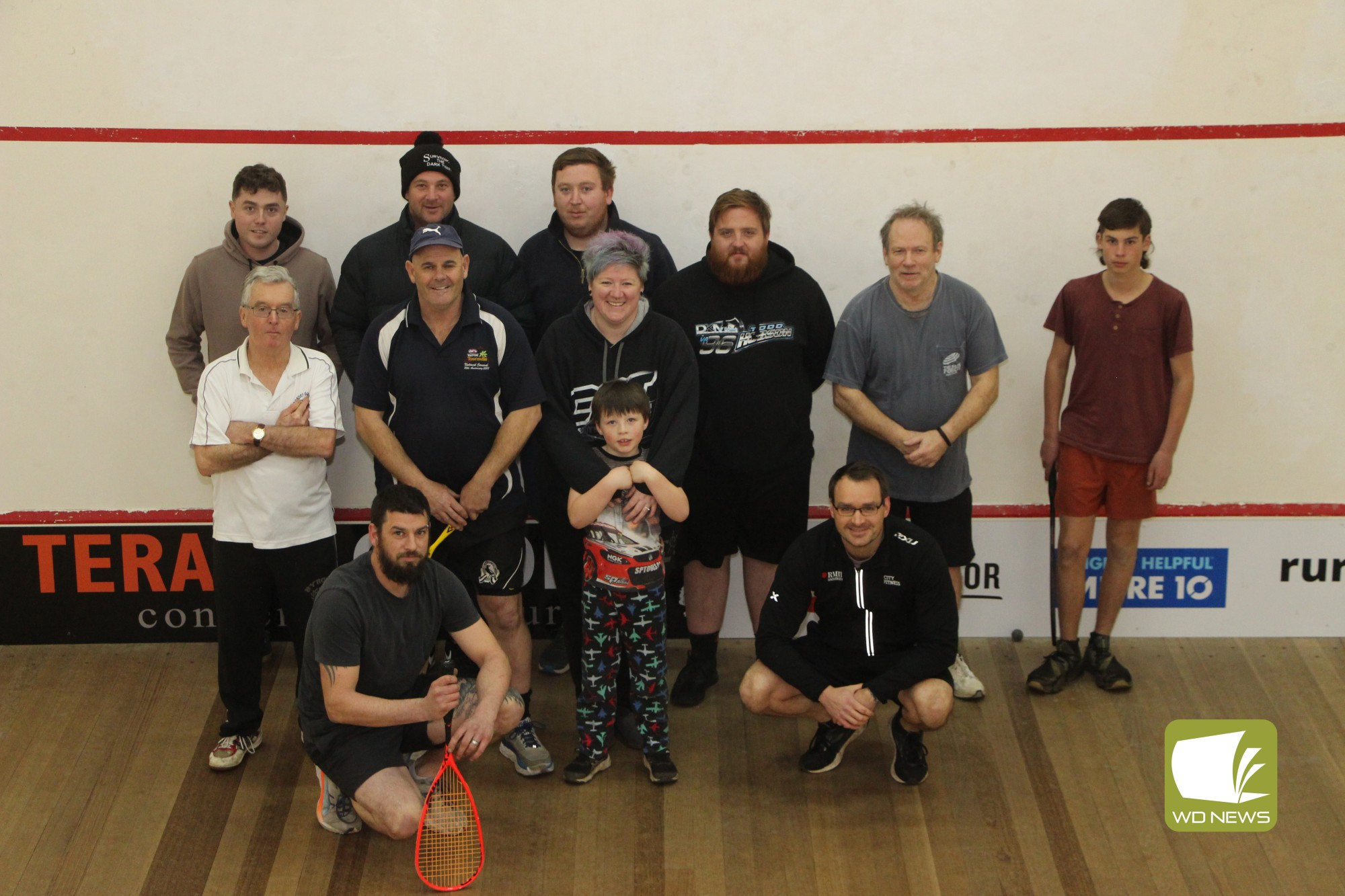 Having a hit: Terang Squash Club are hoping to attract some new members to help promote the game’s future in town. Whether you’re looking for a great work out, wanting to unleash your competitive side or merely wanting to make social connections, the club offers something for everyone.