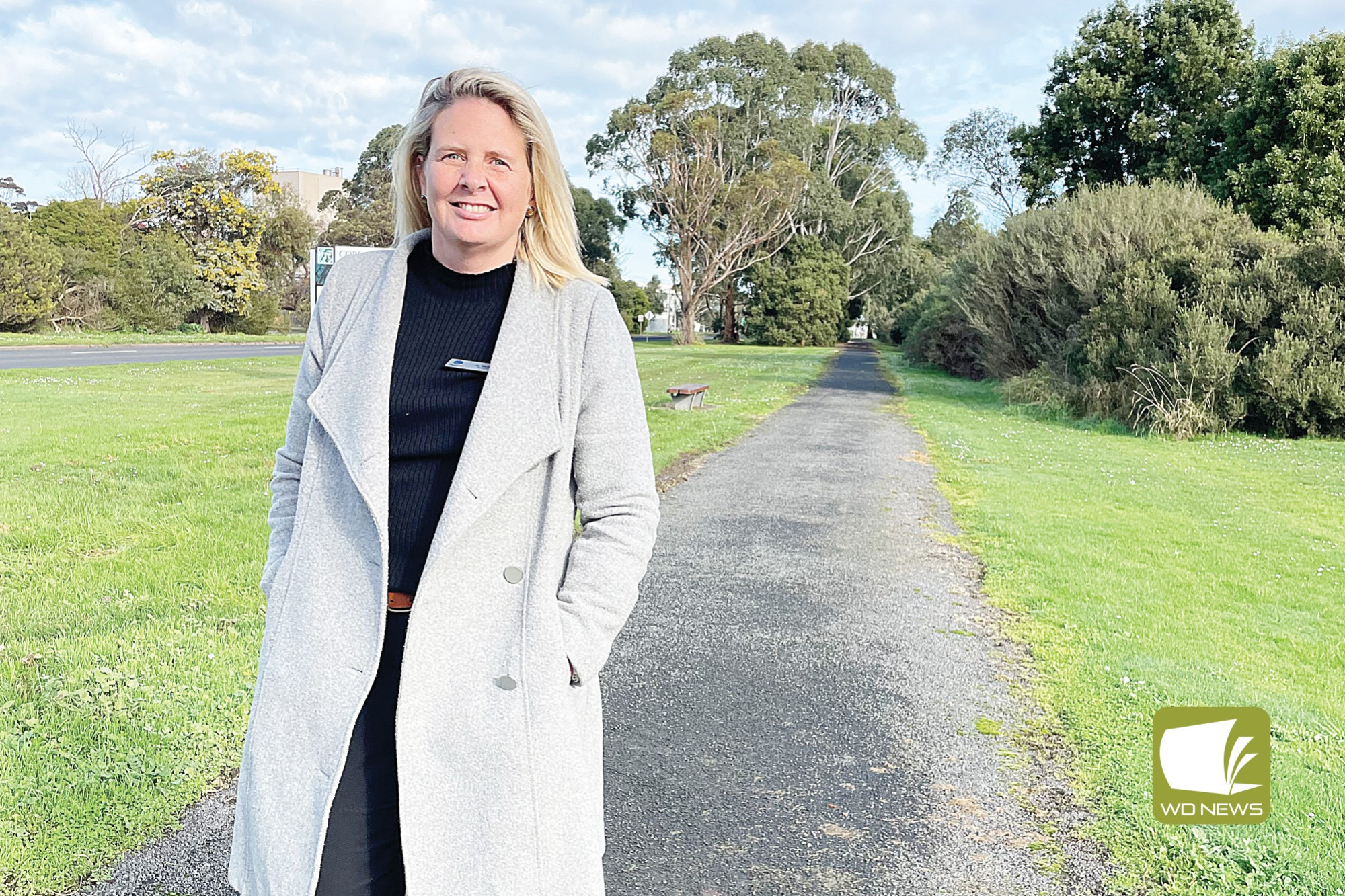 Exciting project: Corangamite Shire councillor Jo Beard said residents can expect to see the start of the solar light project in Cobden get under way this month.