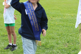 Paddy Hearle, 6, won the 6-8 year-old show personality category.