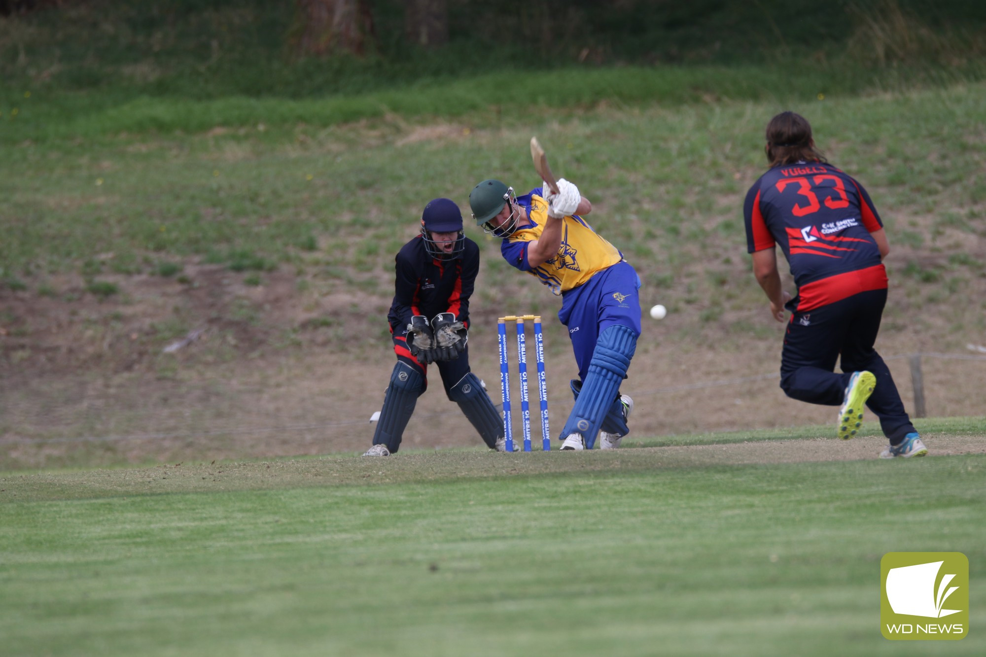 Knight’s opening batsman Jack Hutt on his way to a handy 52.