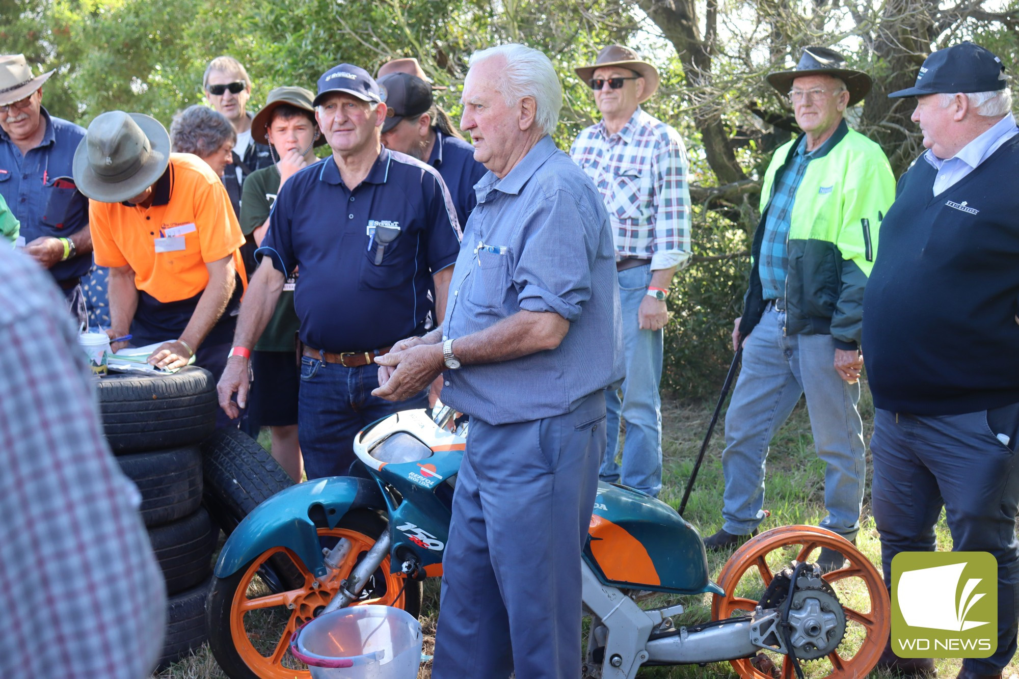 The popular auction at the South Western District Restoration Group rally over the weekend drew bidders from far and wide.