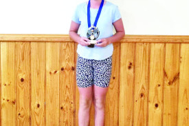 Most improved first year player Tayla Williamson. 
