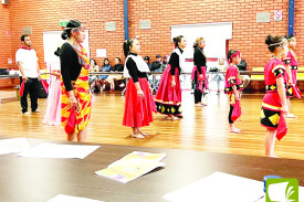 As part of the day, local Filipino’s showed off some of their traditional dances.