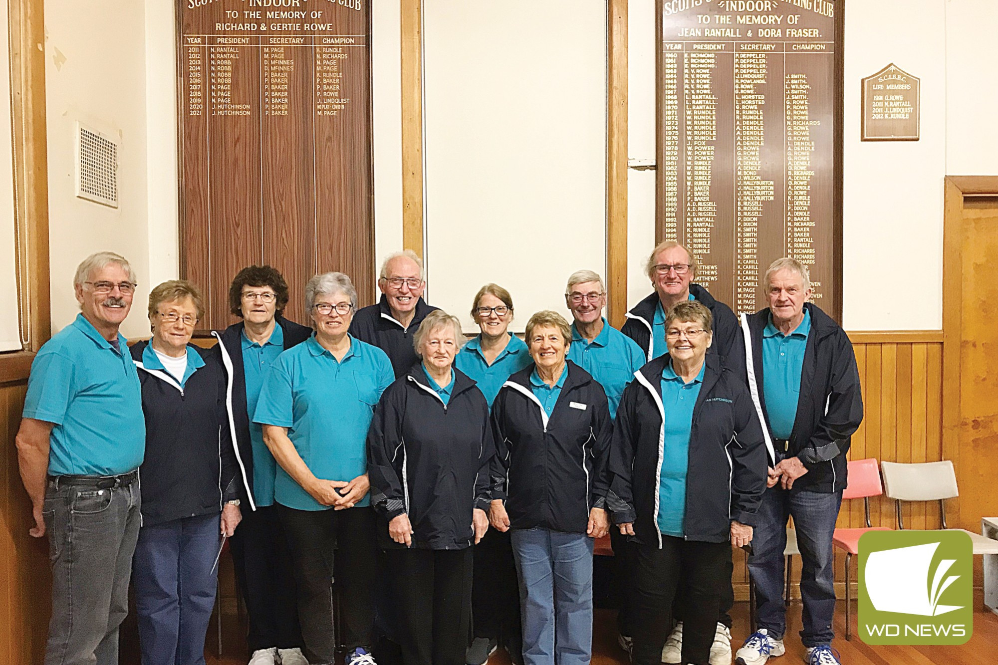 Looking good: Scotts Creek Indoor Bowls Club have unveiled its first official uniform in its long history.