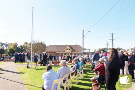 Cobden’s annual Anzac Day service saw more than 300 people attend. 