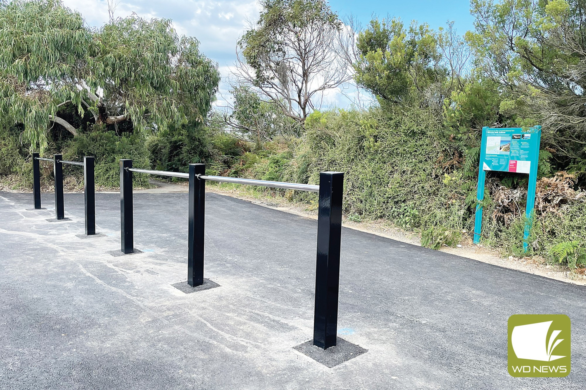 Trail bike rack now installed - feature photo