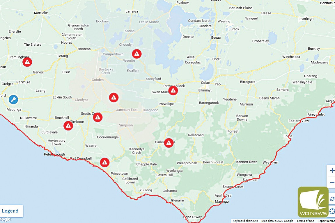 Power problems: Homes were plunged into darkness when widespread power outages occurred last week.