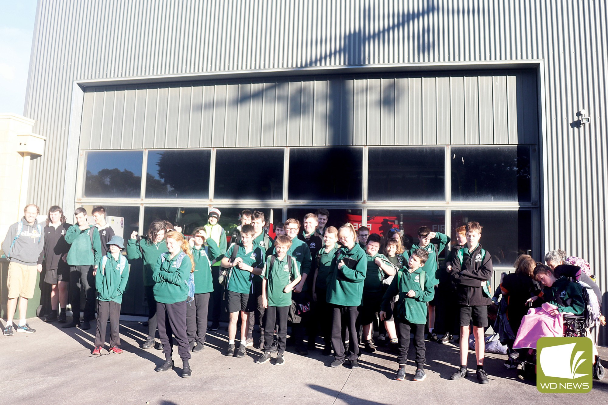 Walk to school proves fun - feature photo