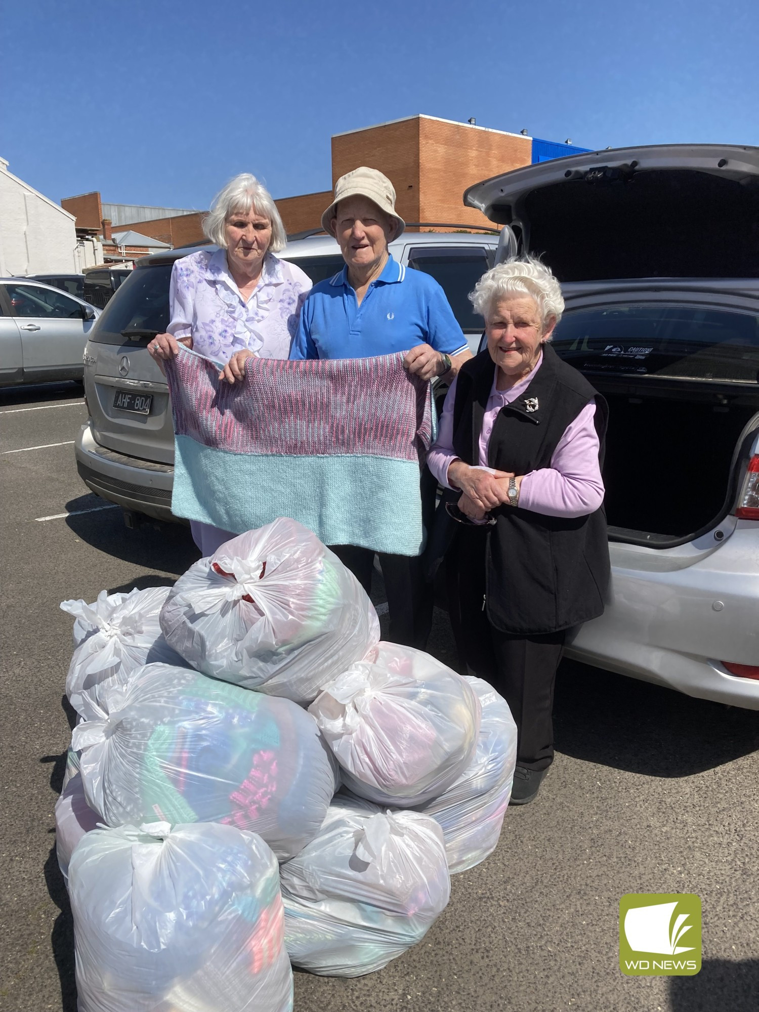 Donations appreciated: St Vincent De Paul Society Cobden Conference volunteers have been busy knitting and crocheting items to donate.
