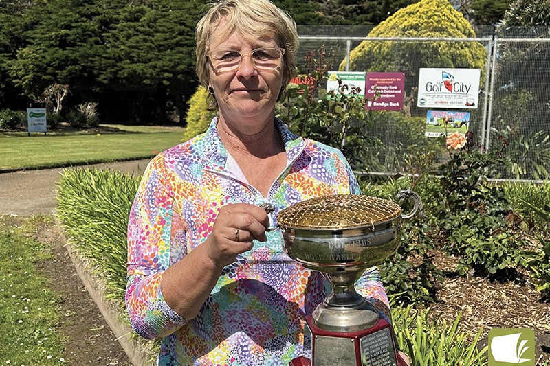 Winner of the Dot Ibbs Cup, Sherine Healey.