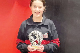 Under 13 Reserves Netball Coaches Award Grace Hester. 