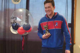 Tyson Royal was named Terang Mortlake’s best performing under 14 footballer.