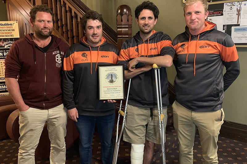Corangamite Lions claimed the senior team award for September following their premiership triumph.