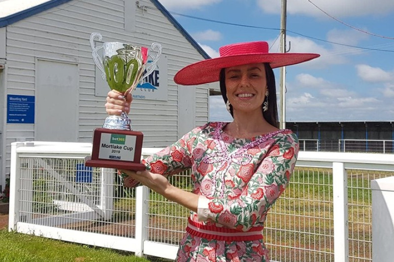 Day at the races: Mortlake Cup ambassador Georgina Murphy is expecting a day full of extravagant fashion and exciting racing at this Saturday’s Mortlake Cup meet, which will also see the Mortlake Racing Club celebrate its 150th anniversary.