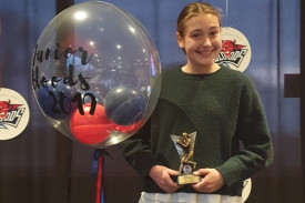 Grace Wareham took out the 15 and under netball top award.