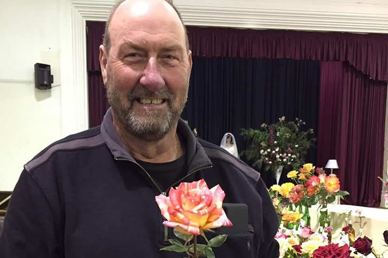 Blossoming skills: Mortlake’s Andrew Harvey scooped up a number of awards at the 122nd St James’ Rose Show over the weekend, including the award for Best Rose in Show.