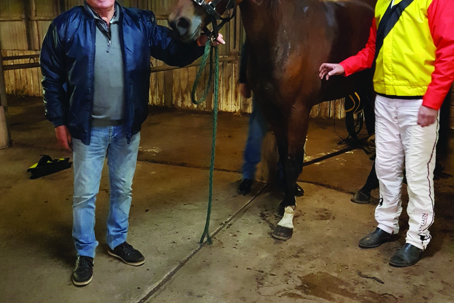 Barry Beasley (left) and Michael Bellman are hoping to extend Archleo’s winning run to four victories at Terang tomorrow night.