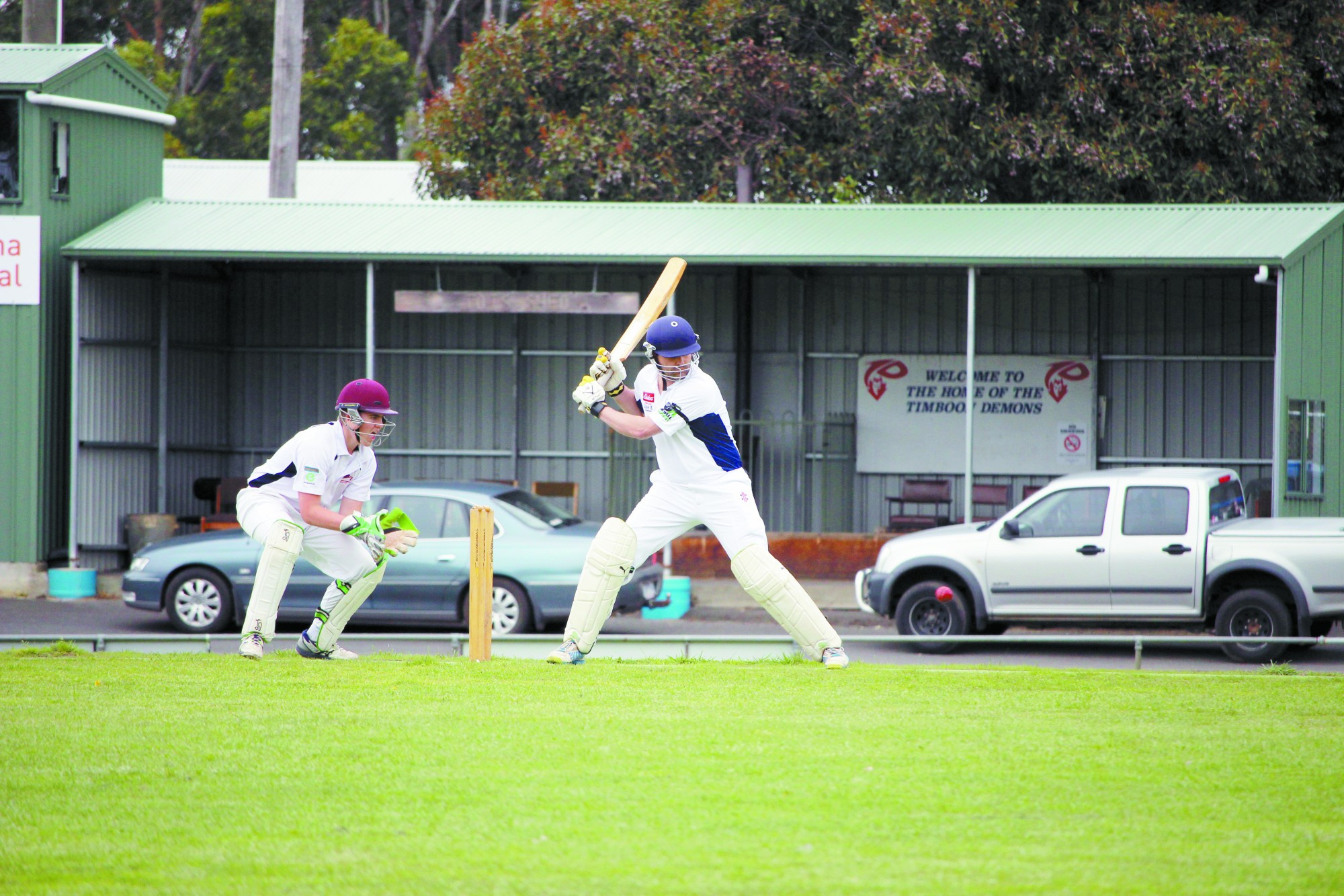 Mortlake’s Clinton Baker helped his side to a comfortable victory, blasting 121 not out and taking two wickets against Terang last Saturday.