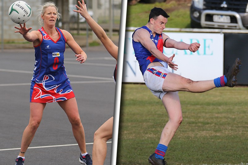 Leadership vital: Faye Clarke’s leadership and experience was vital as she played a starring role in Terang Mortlake’s 13 goal open netball win last Saturday.