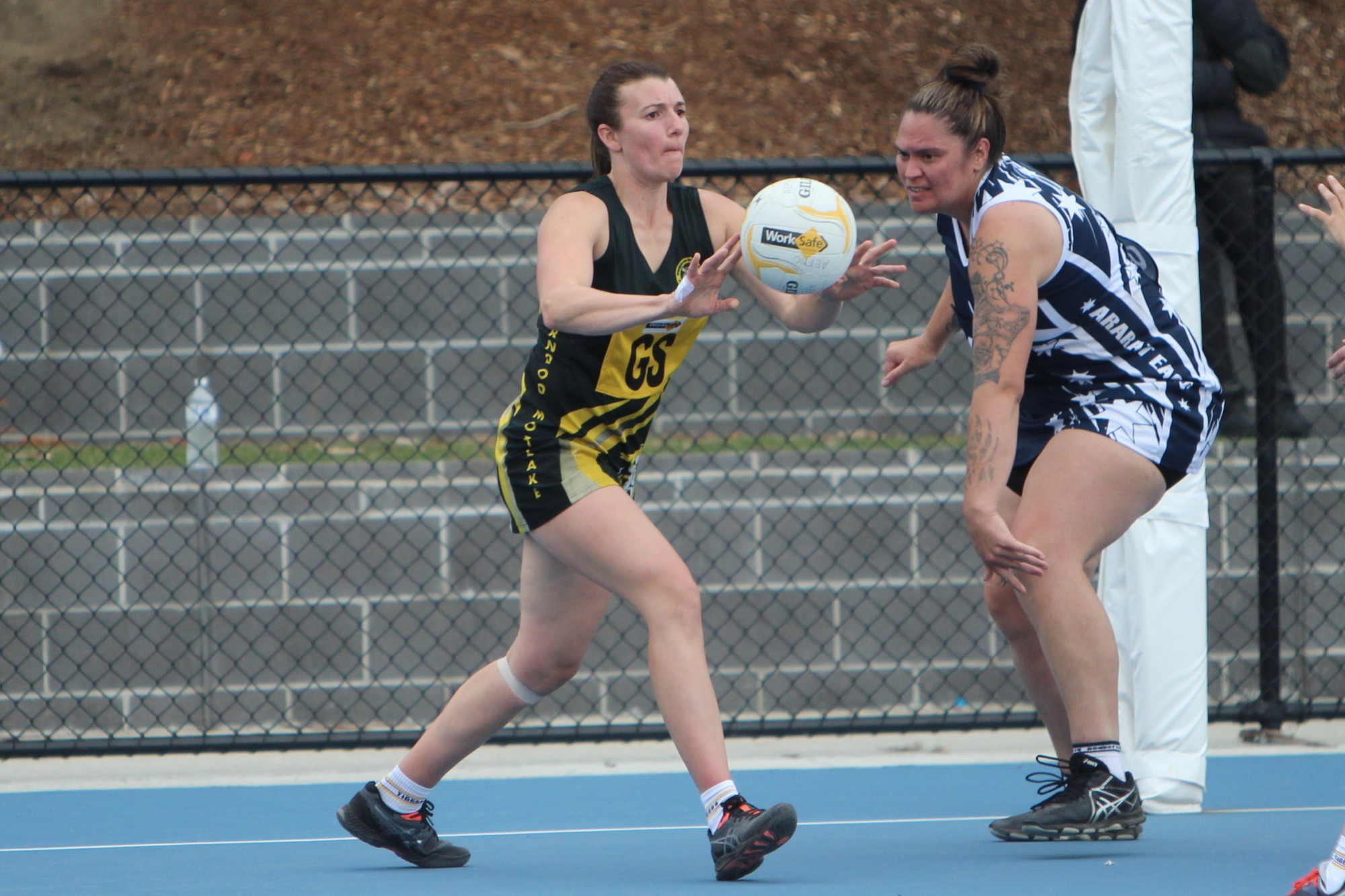 Hot hand: Sarah Cameron shot 37 goals in a best on court performance for Woorndoo Mortlake last Saturday.