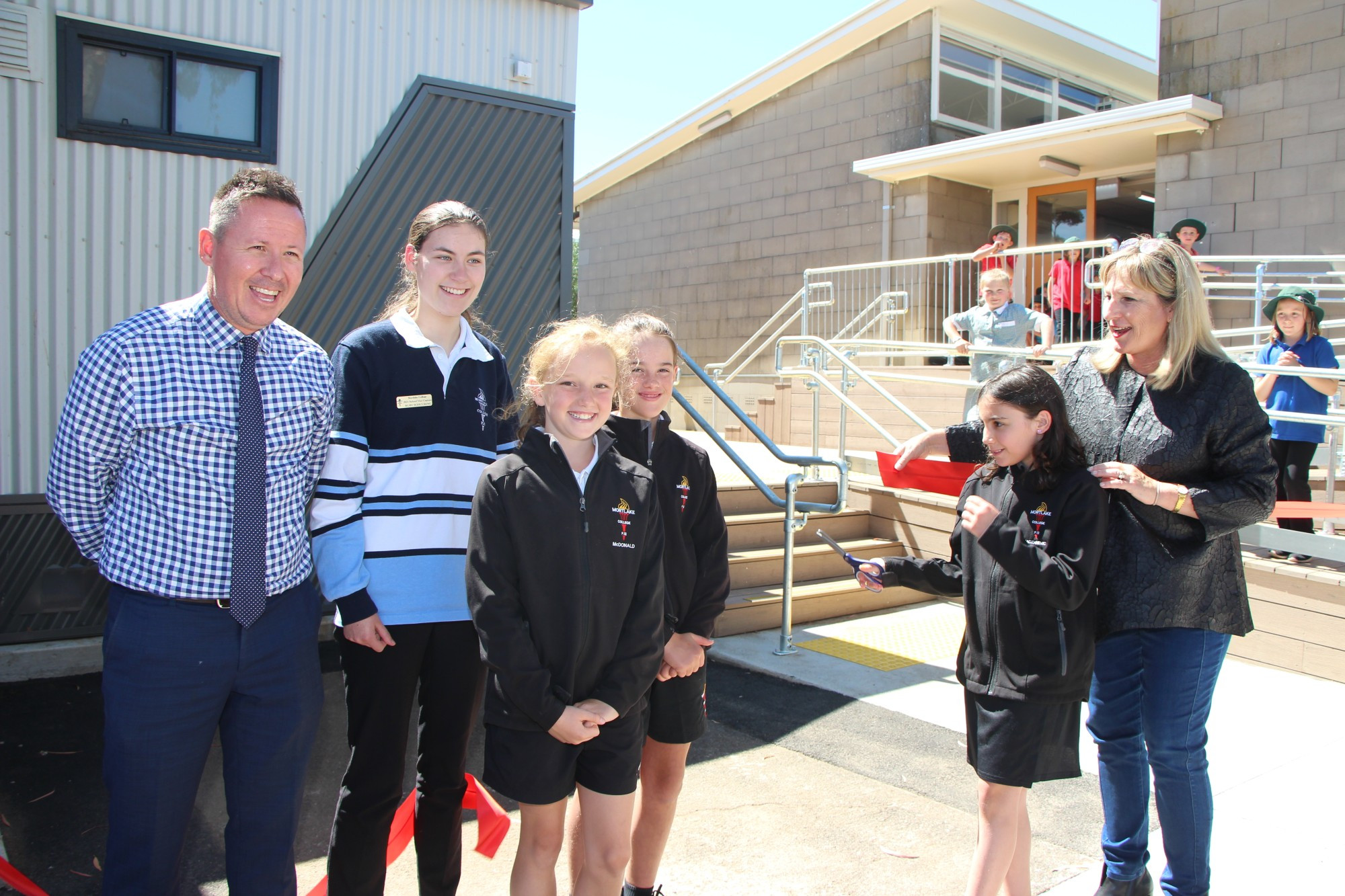 School upgrades: Member for Western Victoria Gayle Tierney visited Mortlake P-12 College last week to officially open $2.1 million in new classrooms and facilities.