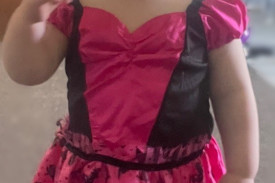 This young witch enjoyed an evening of trick-or-treating in Mortlake.