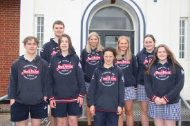 Support: The Terang College cohort of Year 12 students has worked to support each other throughout the pandemic. 